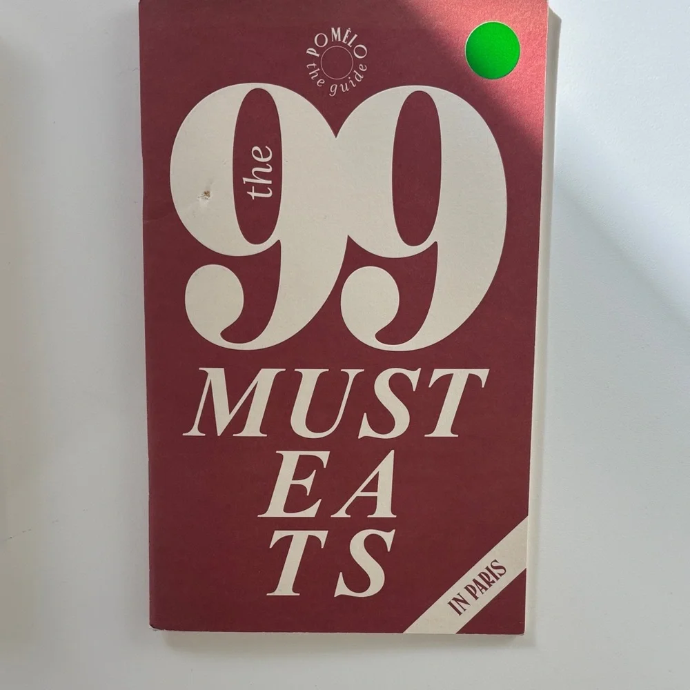 Katie Quinn Cheese Wine and Bread & 99 Must‎ Eats Paris Book Set Tan Red OS